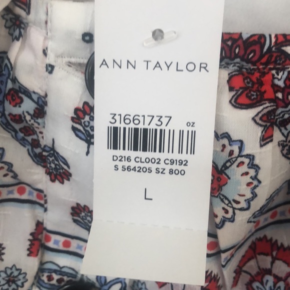 Ann Taylor fully lined summer dress with tier bottom machine washable - Picture 4 of 4